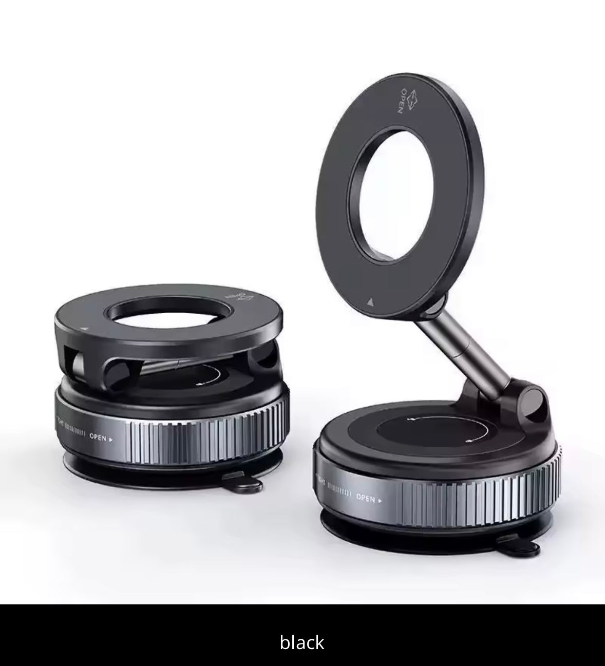 360° Magnetic Car Phone Holder — N52 MagSafe Compatible