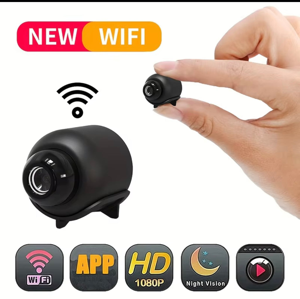 Mini WiFi Hidden Camera – Full HD 1080P with Night Vision & Motion Detection