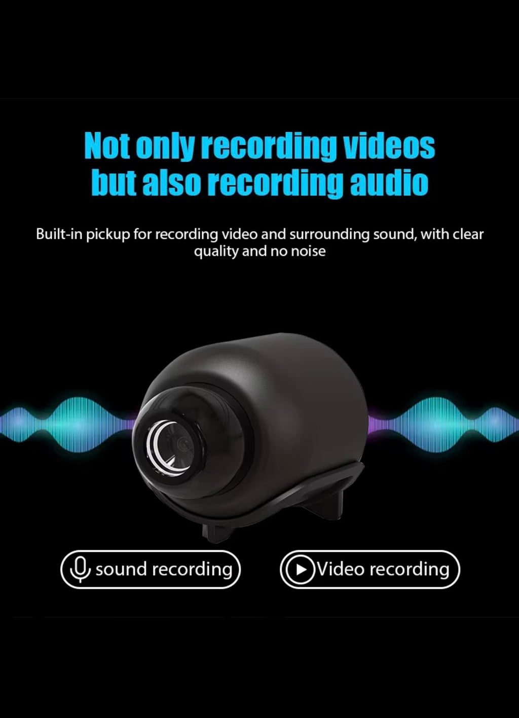 Mini WiFi Hidden Camera – Full HD 1080P with Night Vision & Motion Detection