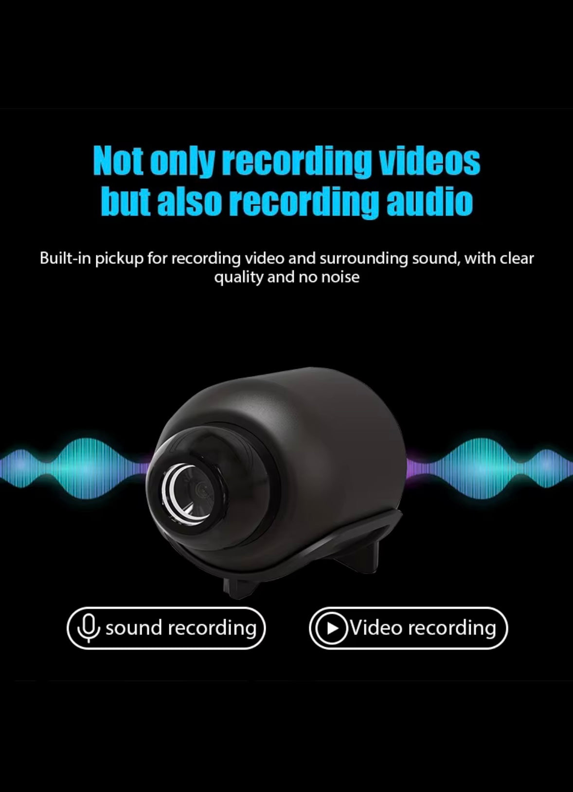 Mini WiFi Hidden Camera – Full HD 1080P with Night Vision & Motion Detection