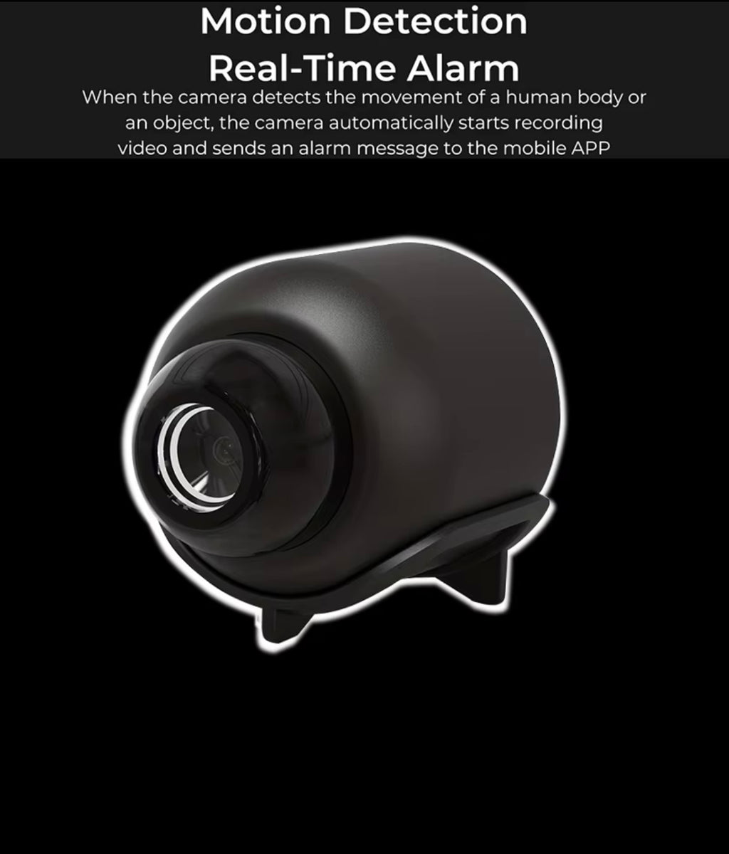 Mini WiFi Hidden Camera – Full HD 1080P with Night Vision & Motion Detection