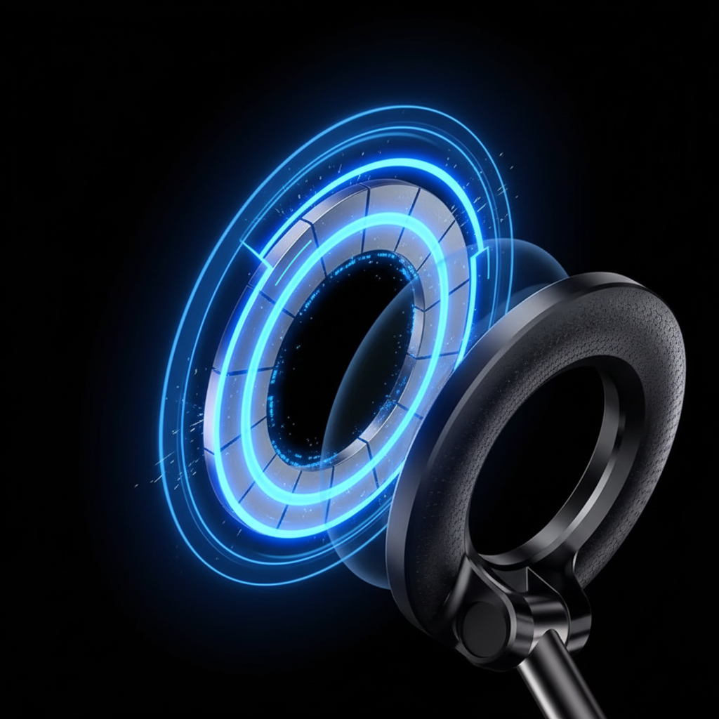 N52 magnetic ring detail shot